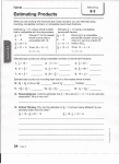 Estimating Products