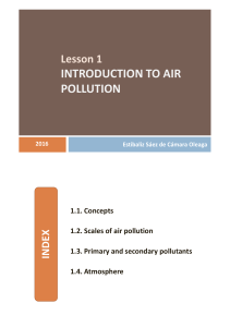 air pollution - EHU-OCW