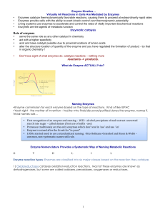 reactants -> products. - University of San Diego Home Pages