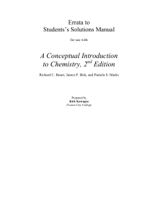 Student Solutions Manual Errata