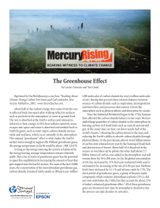 The Greenhouse Effect