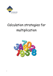 Multiplication Calculation Policy