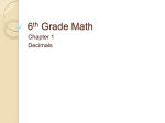 6th Grade Math Vocabulary