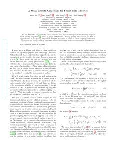 A Weak Gravity Conjecture for Scalar Field Theories