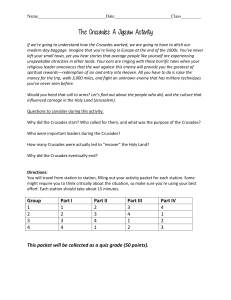 The Crusades: A Jigsaw Activity