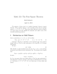 Math 153: The Four Square Theorem