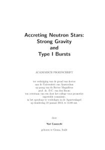 Accreting Neutron Stars: Strong Gravity and Type I Bursts