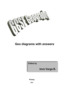 Geo diagrams with answers