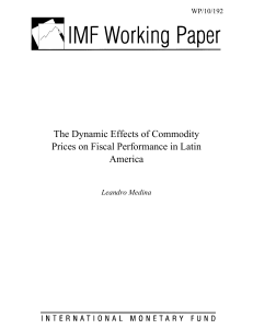The Dynamic Effects of Commodity Prices on Fiscal