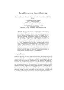 Parallel Structural Graph Clustering