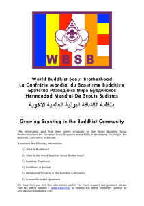 WOSM-Circular 11-2012_Growing Scouting in the Buddhist