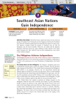Southeast Asian Nations Gain Independence