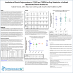 Implication of Genetic Polymorphisms in CYP2C9 and CYP2C19 on