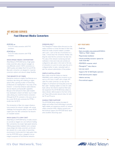 AT-MC300 Series - Allied Telesis