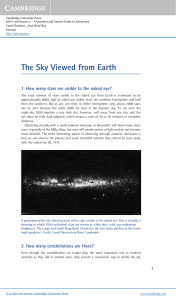 The Sky Viewed from Earth - Beck-Shop
