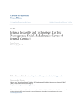 Internal Instability and Technology: Do Text