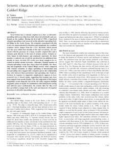 Seismic character of volcanic activity at the ultraslow