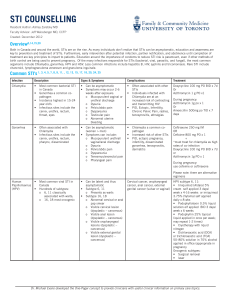 sti counselling