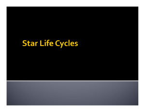 Star Life Cycles