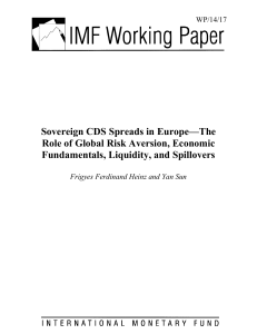 Sovereign CDS Spreads in Europe—The Role of Global