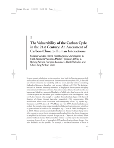 The Vulnerability of the Carbon Cycle in the 21st Century
