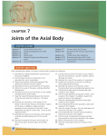 Joints of the Axial Body