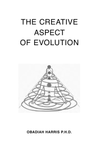 the creative aspect of evolution - University of Philosophical Research