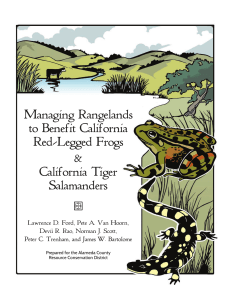 Managing Rangelands to Benefit California Red
