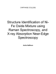 Structure Identification of Ni-Fe Oxide Mixture
