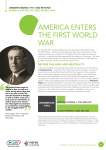 america enters the first world war
