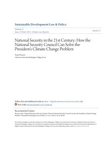 National Security in the 21st Century: How the National Security