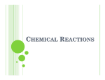 Types of Chemical Reactions - Celebrity Examples