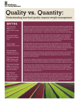 Quality vs. Quantity - Wildflower Family Wellness