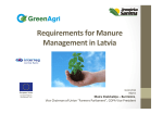 Manure Management Requirements in Lativa