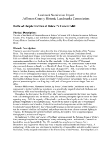 Nomination - Jefferson County Historic Landmarks Commission