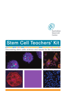 Stem Cell Teachers` Kit