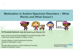 Medication In ASD - Autism Education Trust