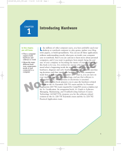 Introducing Hardware