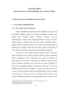 CHAPTER THREE FOUNDATIONS OF THE BUDDHIST AND