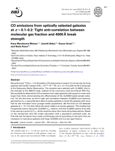 CO emissions from optically selected galaxies at z ∼0.1–0.2: Tight
