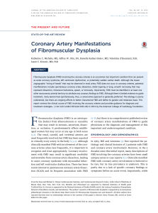 Coronary Artery Manifestations of€Fibromuscular Dysplasia