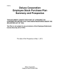 Deluxe Corporation Employee Stock Purchase Plan Summary and