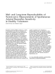 Mid- and Long-term Reproducibility of Noninvasive Measurements