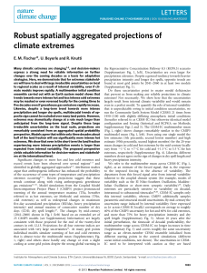 Robust spatially aggregated projections of climate
