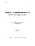 Building a System Dynamics Model Part 1: Conceptualization