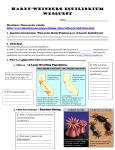 Hardy-Weinberg Equilibrium Webquest