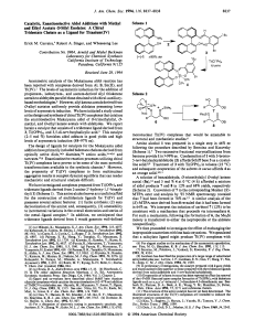 Catalytic, Enantioselective Aldol Additions with Methyl and Ethyl