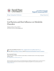 Gut Bacteria and their Influence on Metabolic Disorders