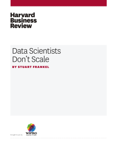 Data Scientists Don`t Scale