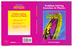 Problem Solving Exercises In Physics